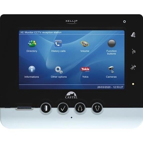XE MONITOR CCTV <div itemprop="description"> Intercom Video IP Moniteur Tft Tact Poe</div>